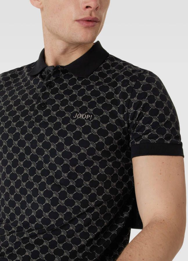 JOOP! Collection Poloshirt met all-over motief model 'Paigam'