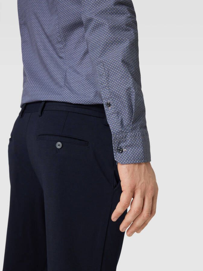 JOOP! Collection Zakelijk overhemd met fijn all-over motief - Foto 2