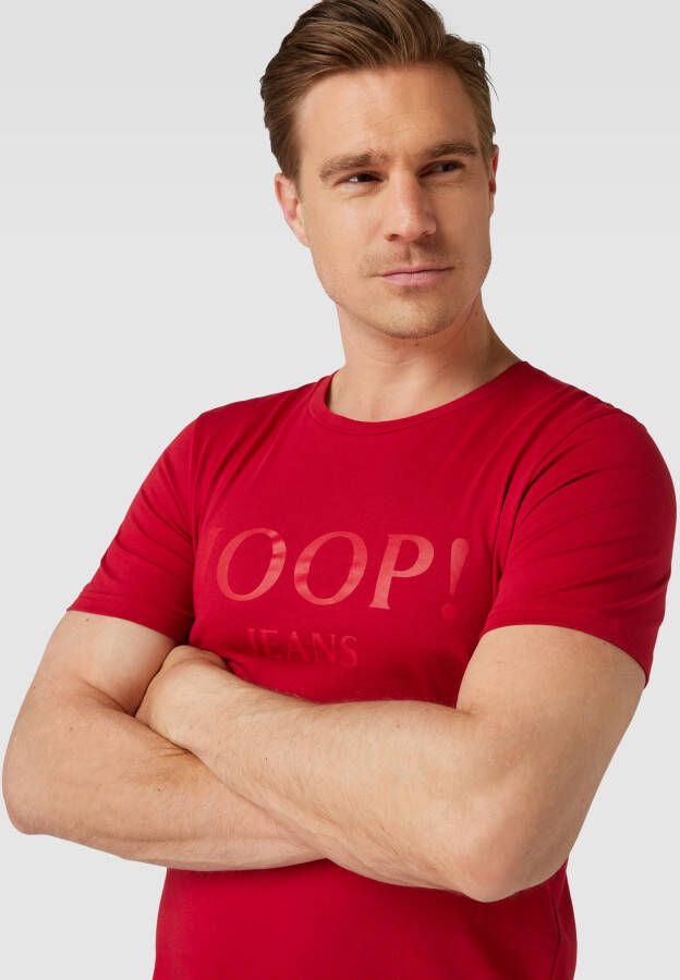JOOP! JEANS T-shirt met labelprint - Foto 2