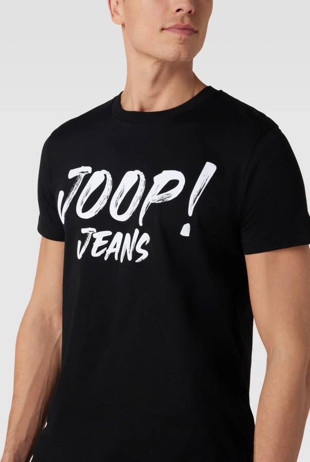 JOOP! JEANS T-shirt met labelprint model 'Adamo'