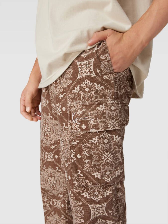 Karl Kani Stoffen broek met opgestikte klepzakken - Foto 2