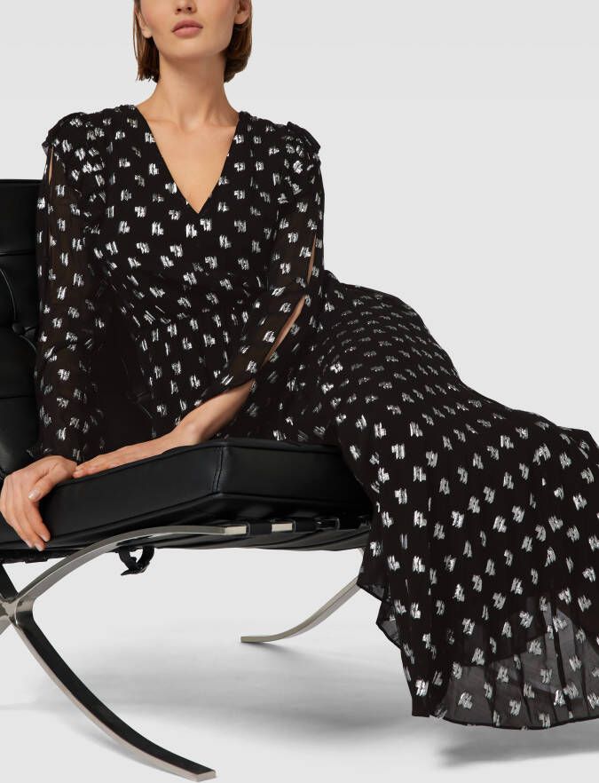 Karl Lagerfeld Midi-jurk met all-over motief - Foto 2
