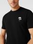 Karl Lagerfeld Zwart Katoenen T-Shirt Black Heren - Thumbnail 2