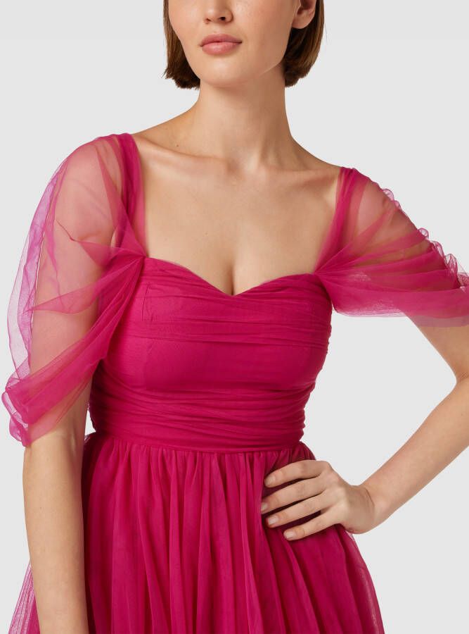 Lace & Beads Avondjurk in off shoulder-design - Foto 2