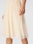 Lace & Beads Knielange rok met plissévouwen - Thumbnail 2