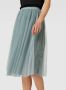 Lace & Beads Knielange rok met plissévouwen - Thumbnail 2