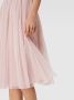 Lace & Beads Knielange rok met plissévouwen - Thumbnail 2