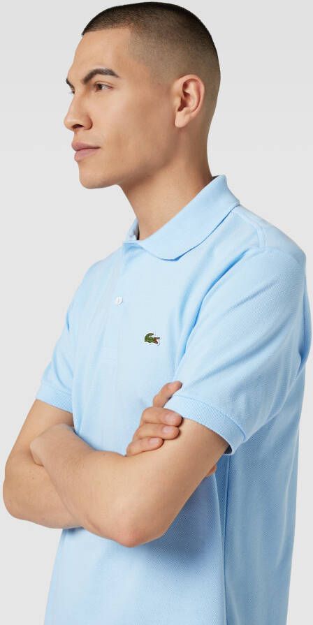 Lacoste Classic fit poloshirt met labelapplicatie
