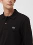 LACOSTE Heren Polo's & T-shirts 1hp2 Men Long Sleeved Best Polo Zwart - Thumbnail 8