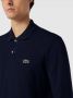 LACOSTE Heren Polo's & T-shirts 1hp2 Men Long Sleeved Best Polo Donkerblauw - Thumbnail 13