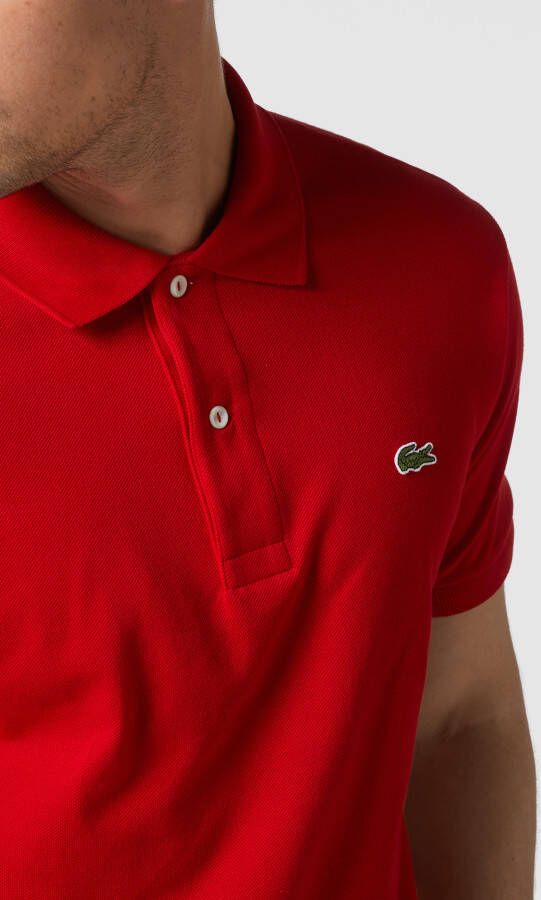 Lacoste Classic fit poloshirt van piqué met geborduurd logo