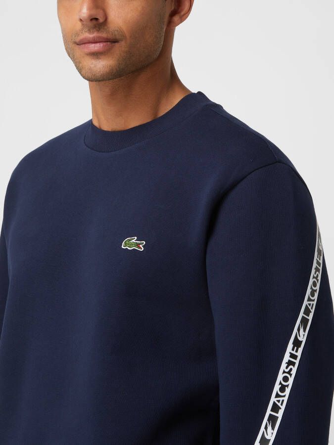 Lacoste Classic fit sweatshirt met logodetails