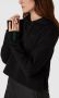 Lacoste Dames Hoodie met Verstelbare Capuchon en Duimgaten Zwart Dames - Thumbnail 8