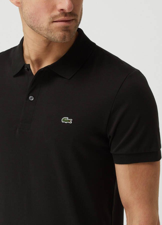 Lacoste Poloshirt met labelstitching model 'JERSEY POLO'