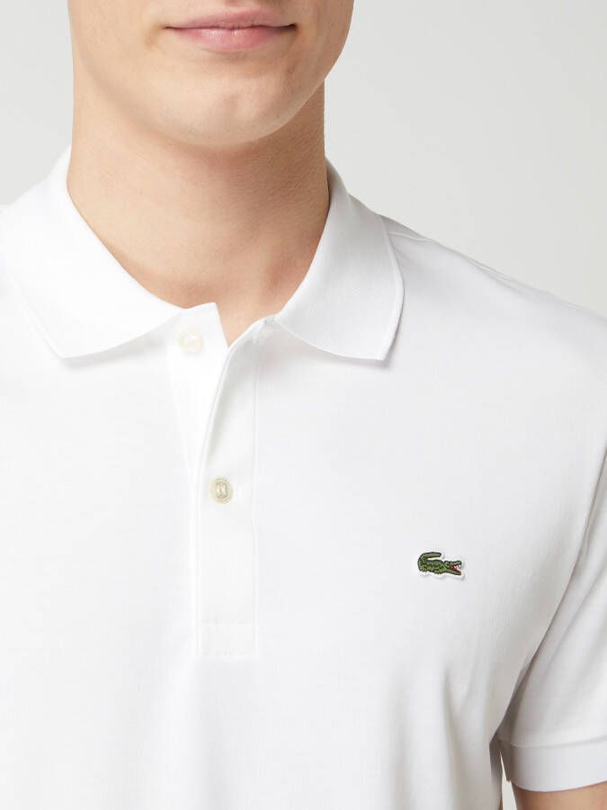 Lacoste Poloshirt Jersey met klassiek -krokodilborduursel op borsthoogte