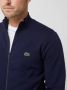 Lacoste Navyblauwe Katoenen Sweatshirt met Hoge Kraag en Ritssluiting Blauw Heren - Thumbnail 4