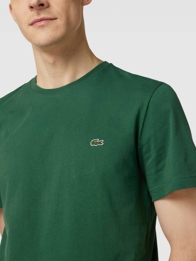 Lacoste Regular fit T-shirt met labelpatch