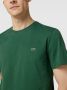 Lacoste Verts Korte Mouw Katoenen T-Shirt Green Heren - Thumbnail 3