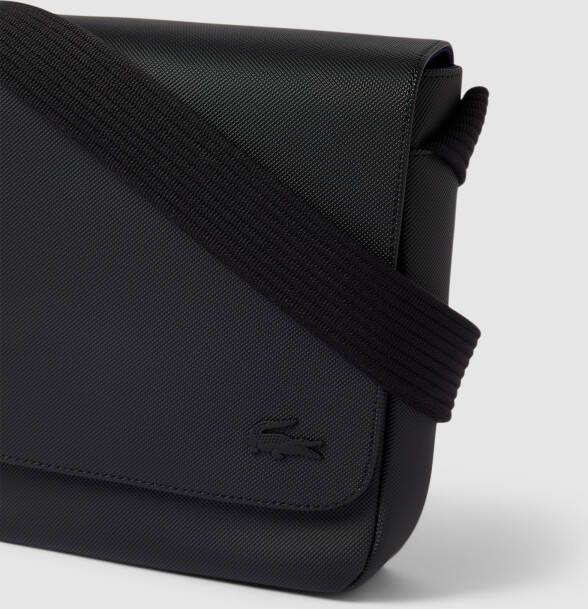 Lacoste Schoudertas met labeldetail model 'FLAP CROSSOVER'