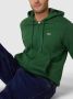 Lacoste Klassieke pasvorm color block hoodie met kangoeroezak Green Heren - Thumbnail 8