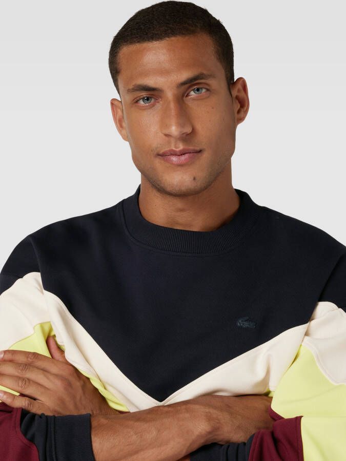 Lacoste Sweatshirt met colour-blocking-design