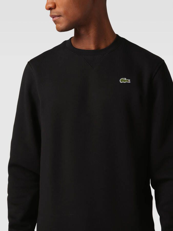 Lacoste Sweatshirt met labelpatch