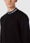 Lacoste Sportieve Logo Sweatshirt Black Heren - Thumbnail 5