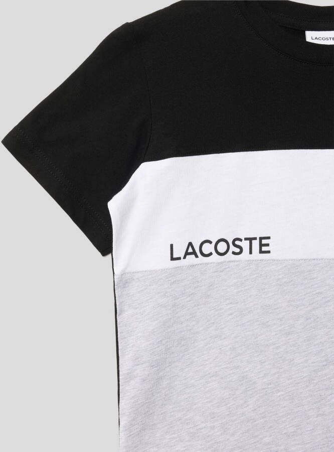 Lacoste T-shirt in colour-blocking-design