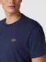 Lacoste Round Neck Uni Organic Cotton tee Navy Blue-S Blauw Heren - Thumbnail 5