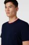 Lacoste T-shirt met contraststrepen model 'FRENCH FLAG' - Thumbnail 2