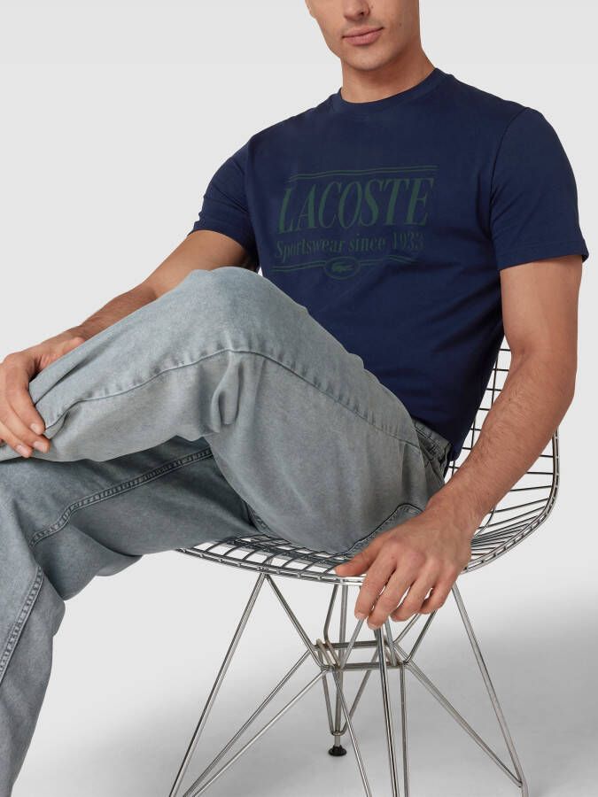 Lacoste T-shirt met labelprint