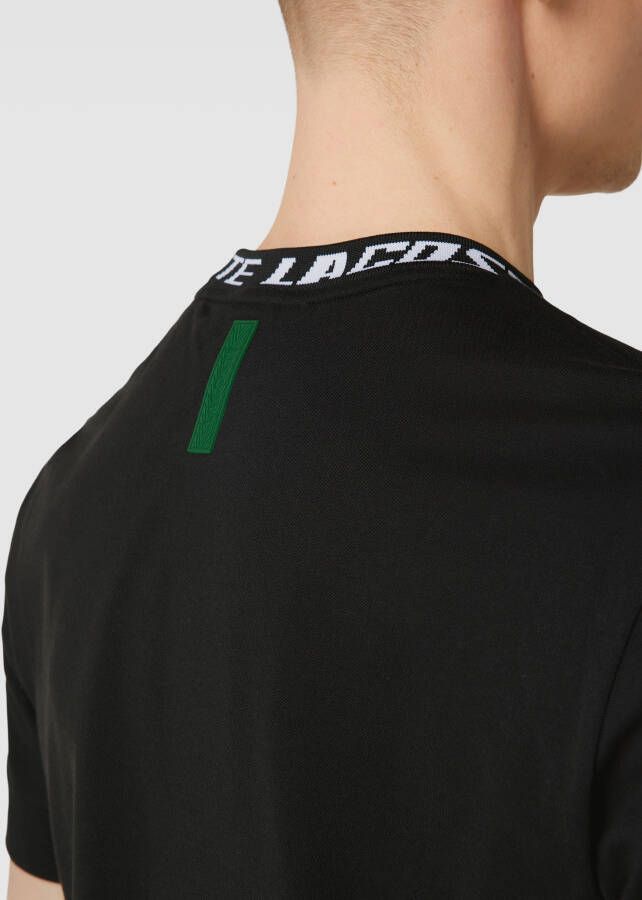 Lacoste T-shirt met logodetails model 'EXCLUSIV TEE WORDING'