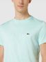 Lacoste T-shirt met logostitching model 'Supima' - Thumbnail 8