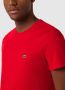 Lacoste T-shirt met logostitching model 'Supima' - Thumbnail 9
