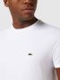 Lacoste T-shirt met logostitching model 'Supima' - Thumbnail 8