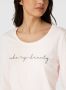 Lascana Shirt met lange mouwen en statementprint model 'Cozy' - Thumbnail 2