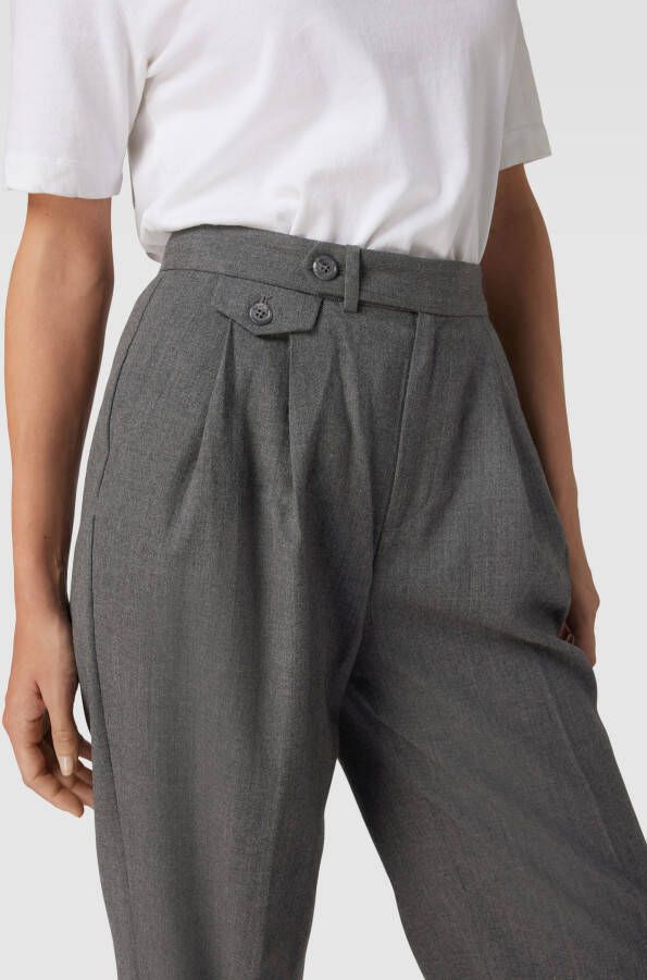 Lauren Ralph Lauren Bandplooibroek met structuurmotief model 'TUMELO' - Foto 2