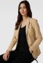 Lauren Ralph Lauren getailleerde blazer Anfisa met borduursels beige - Thumbnail 5
