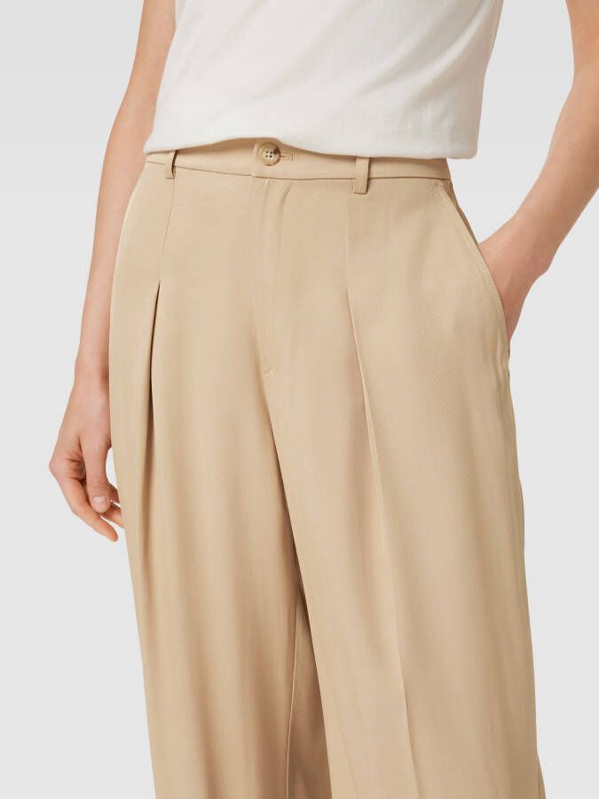 Lauren Ralph Lauren Broek met vaste bandplooien model 'ESTON' - Foto 2