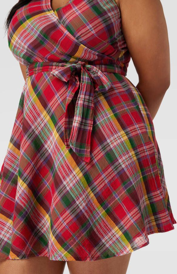 Lauren Ralph Lauren Curve PLUS SIZE knielange jurk met all-over motief model 'Tristessa' - Foto 2