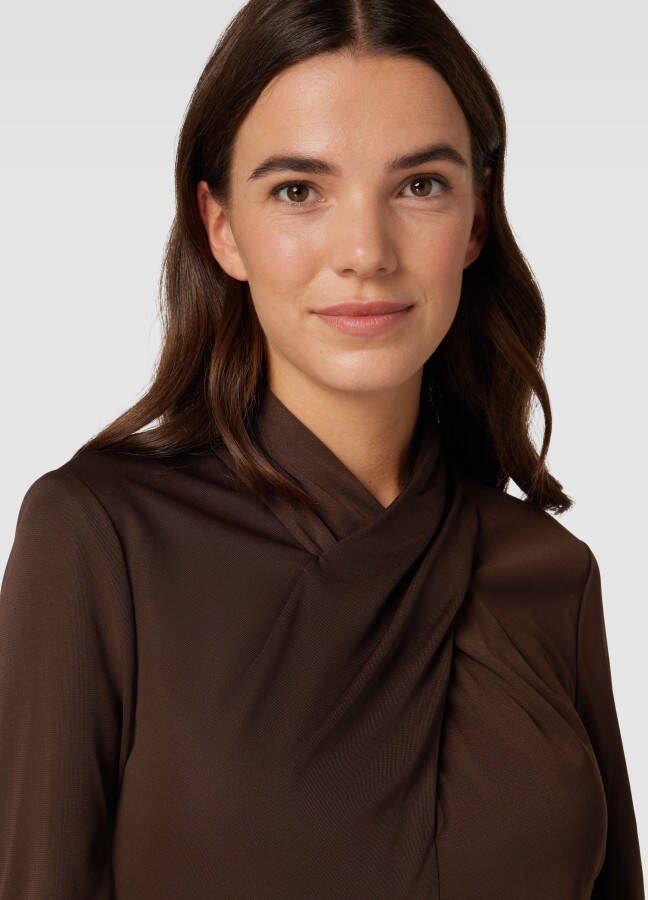 Lauren Ralph Lauren Knielange jurk in wikkellook model 'KEESAM' - Foto 2