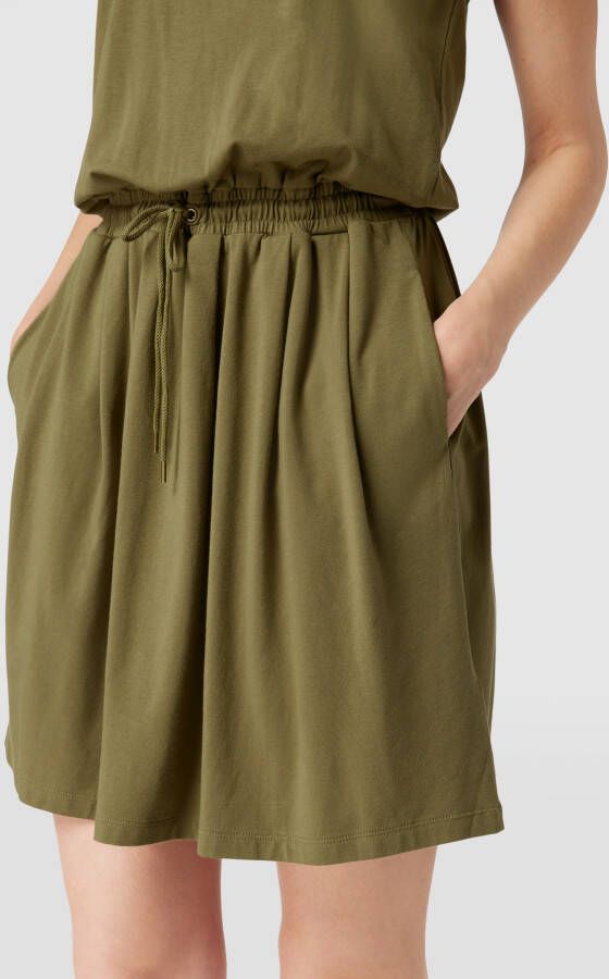 Lauren Ralph Lauren Knielange jurk met labelstitching - Foto 2