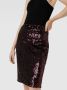 Lauren Ralph Lauren Knielange rok met pailletten model 'KIERHAN' - Thumbnail 2
