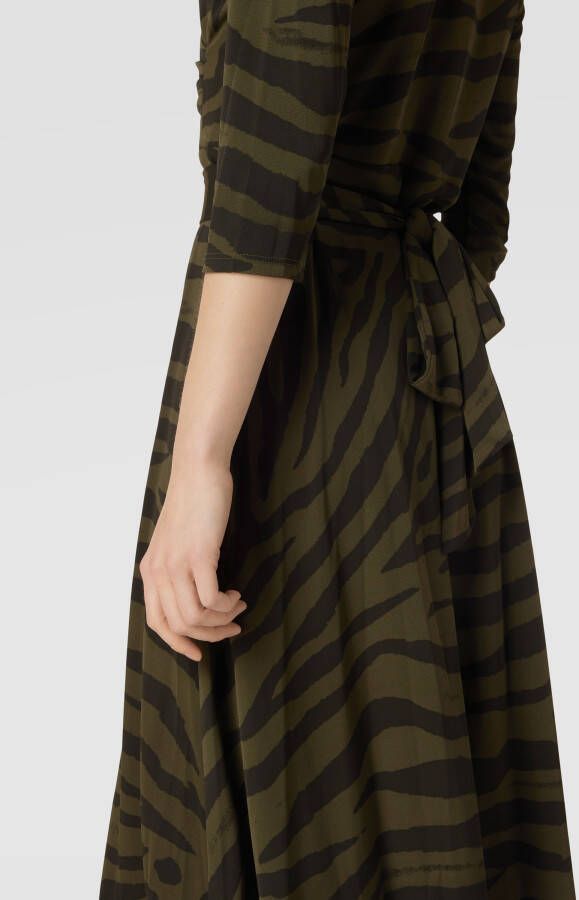Lauren Ralph Lauren Midi-jurk met dierenprint model 'Carlyna'