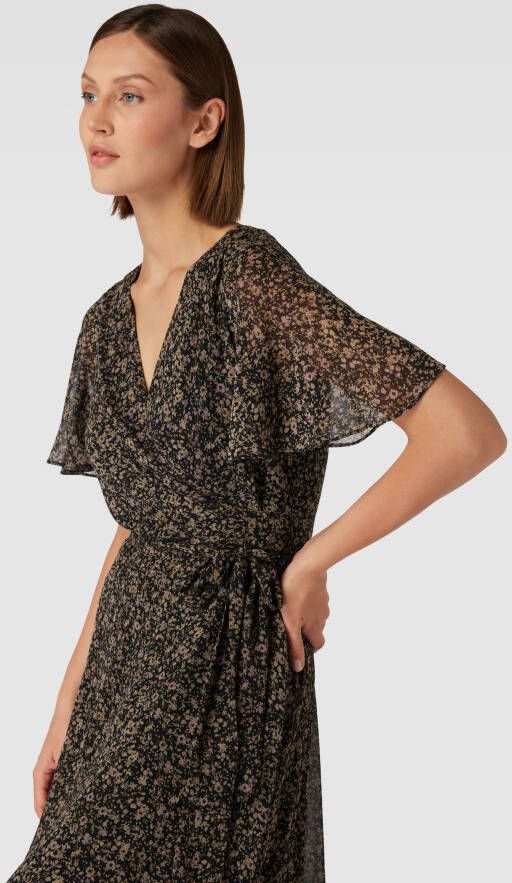 Lauren Ralph Lauren Midi-jurk met volantmouwen model 'ABEL' - Foto 2