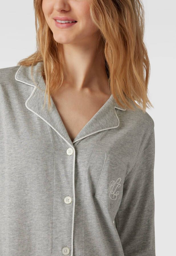 Lauren Ralph Lauren Nachthemd met contraststrepen - Foto 2