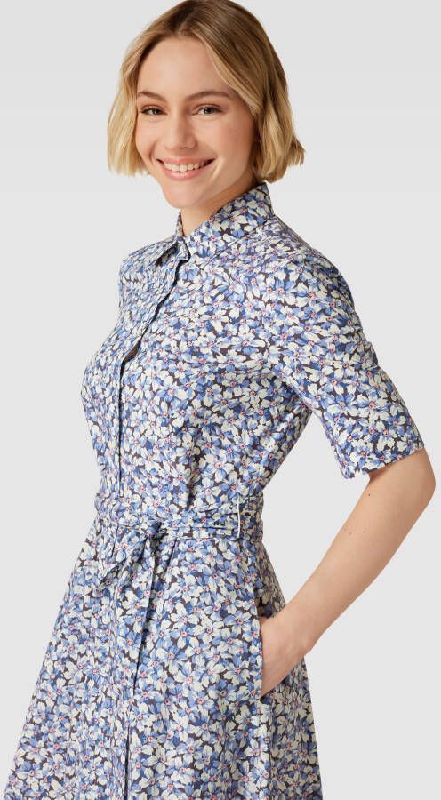 Lauren Ralph Lauren Overhemdjurk met all-over bloemenmotief model 'FINNBARR'