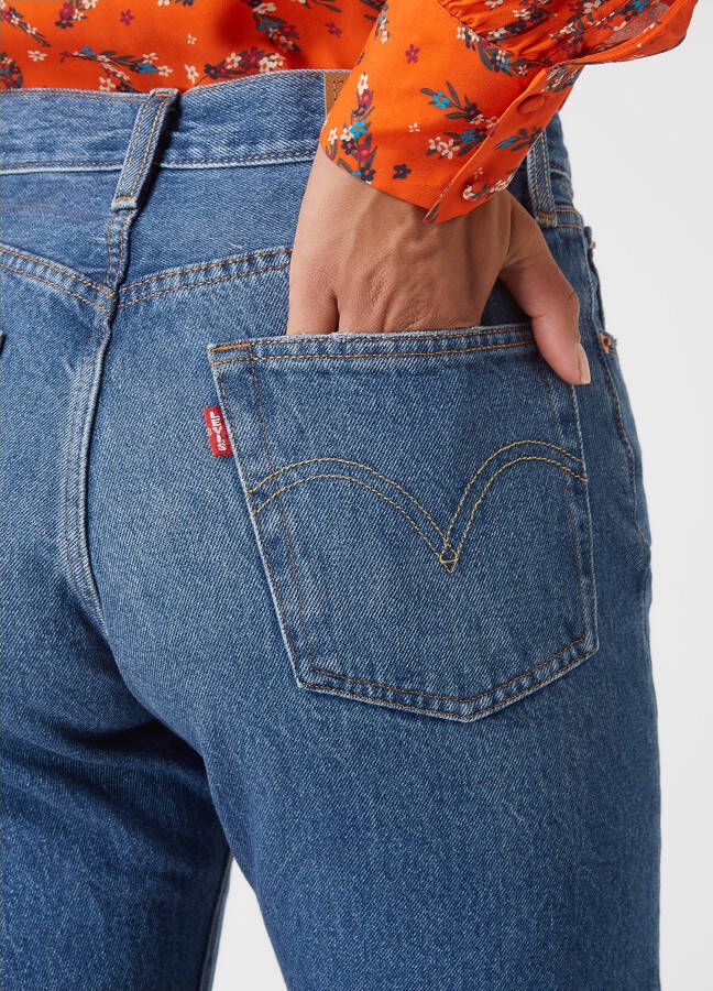 Levi's 300 Straight fit jeans van katoen model '501' 'Water
