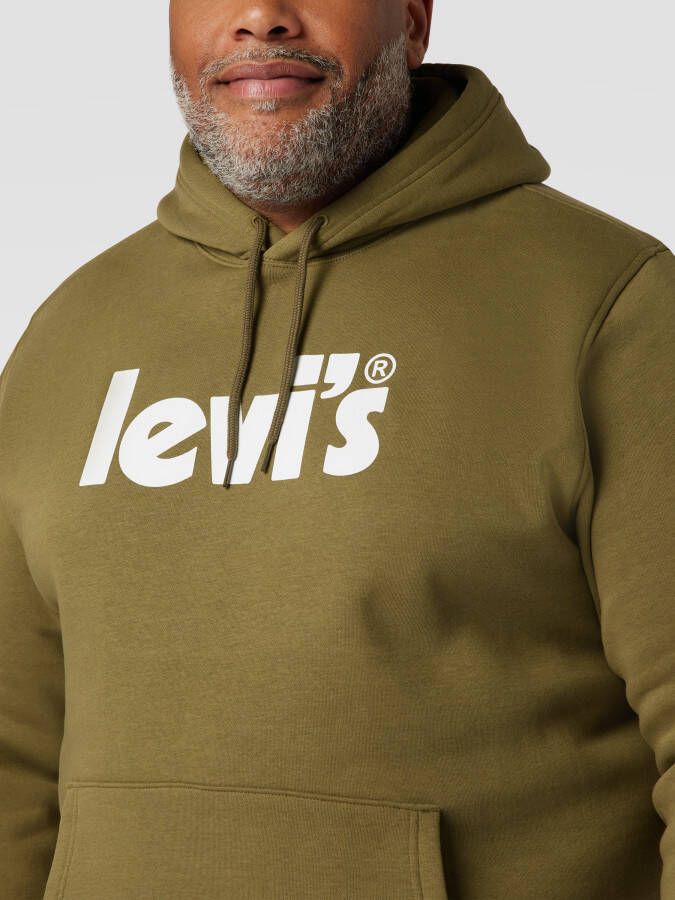 Levi s Big & Tall PLUS SIZE hoodie met labelprint model 'GRAPHIC'