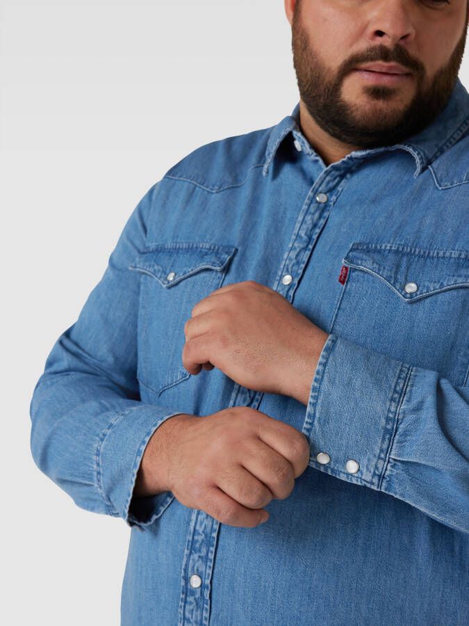 Levi s Big & Tall PLUS SIZE jeansoverhemd met klepzakken